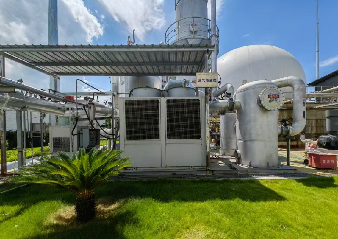 沼氣防爆冷干機案例現場